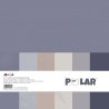 Kit papiers 30x30 Faux-unis - Polar | Alúa Cid