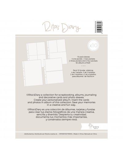 Rita's Diary - Pochettes 15x20cm - Mix