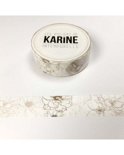 Les ateliers de Karine - Washi tape Floral - Intemporelle