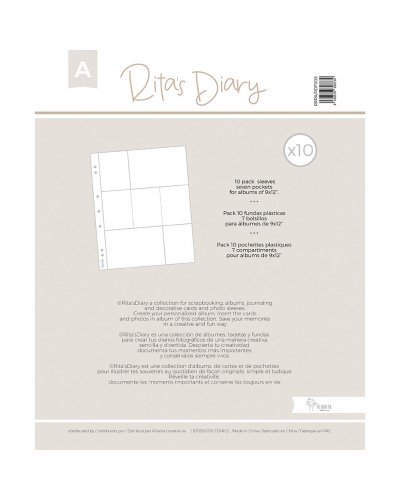 Rita's Diary - Pochettes 23x30cm - Lot A