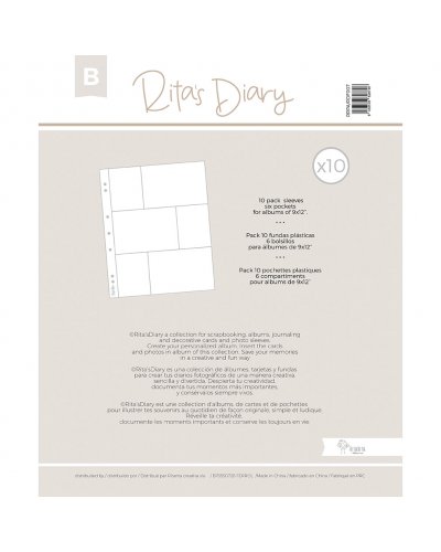 Rita's Diary - Pochettes 23x30cm - Lot B
