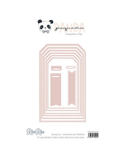 RitaRita - Dies Set de tags - Panda