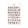 Tampon clear - ABC Ombres pleines - Memory Loquer | Lora Bailora