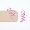 Lot 2 trombones - Flamant rose | DIY & Cie