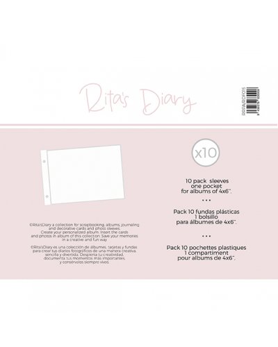 Rita's Diary - Pochettes 10x15cm - 1 compartiment