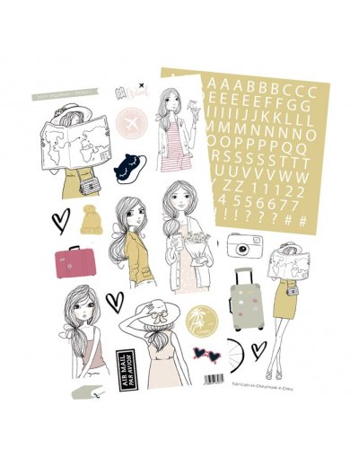 RitaRita - Autocollants 15x30cm - Travel