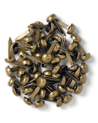 Doodlebug Design - Antique Brass Mini Brads