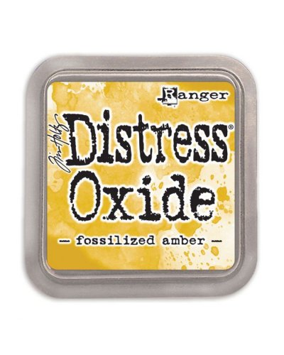 Distress Oxide - Fossilized Amber de Tim Holtz | Ranger