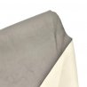 Suédine Blanc/Gris Clair | Stafil