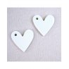 Coeur acrylique blanc | Alúa Cid