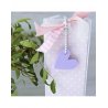 Coeur acrylique mauve | Alúa Cid