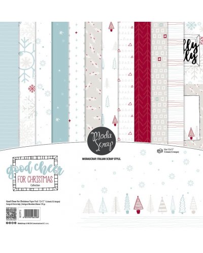 ModaScrap - Kit papiers 30x30cm - Good cheer for Christmas