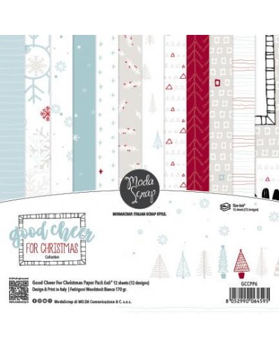 Kit papiers 15x15 - Good cheer for Christmas | ModaScrap