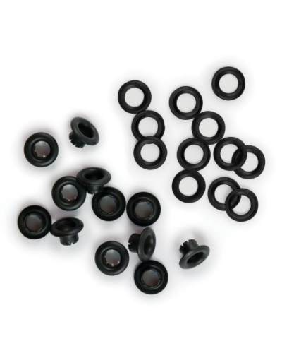 WRM - Oeillets + Rondelles Noir 