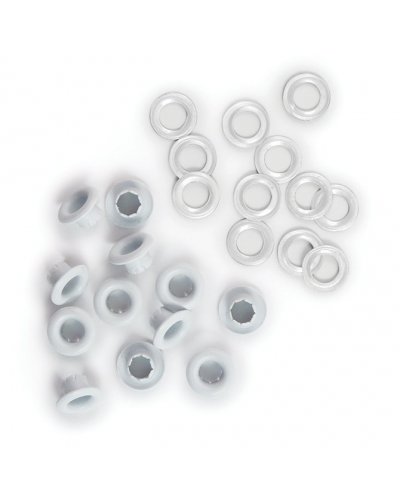 WRM - Oeillets + Rondelles Blanc 