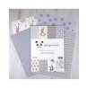 Bloc papiers 15x20 - Panda Bleu | RitaRita