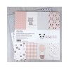 Bloc papiers 30x30 - Panda Rose | RitaRita