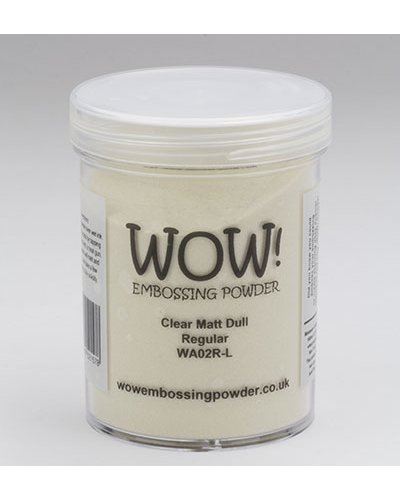 WOW! Poudre à embosser - Clear Matt Dull Regular - Large Jar 