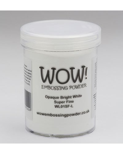 WOW! Poudre à embosser - Opaque Bright White Super Fine - Large Jar 