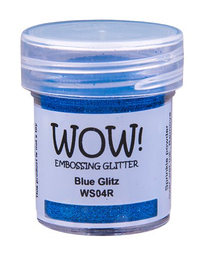 WOW! Poudre à embosser - Blue Glitz
