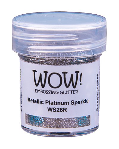 Poudre à embosser - Metallic Platinum Sparkle | WOW!