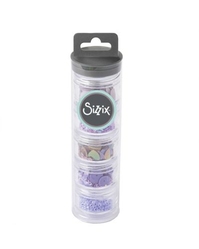 Sizzix - Mix Sequins & Perles - Lavender Dust