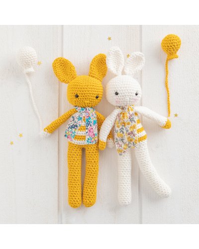 Kesi'art - Kit crochet - Doudous lapins Need Somebunny