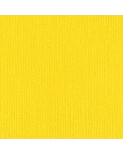 Bazzill Cardstock - Mono Canvas 30x30 - Yellow | RitaRita