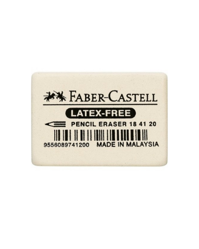 Faber Castell - Gomme Caoutchouc 7041-20 - Latex Free
