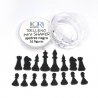 Formes acrylique pour shaker - Figures d'échec Noir | Kora Projects