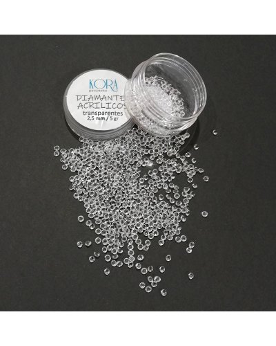 Kora Projects - Diamants acrylique transparent 2,5mm