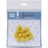 Lot 12 pompons - Jaune | Artis Decor