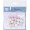 Lot 18 pompons - Mix Shabby | Artis Decor