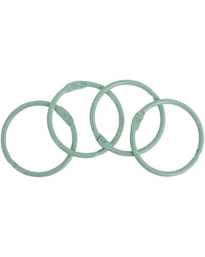 Set 4 anneaux mint - 35mm | Artis Decor
