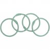 Set 4 anneaux mint - 35mm | Artis Decor
