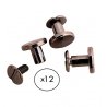 Lot 12 rivets de reliure - Noir | Studio Light
