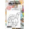 Tampon clear - A7 Stamp Set -254 - Safely first | Aall & Create