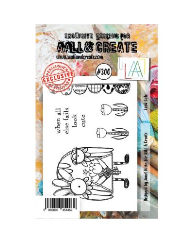 Aall&Create - Tampon clear - A7 Stamp Set #300 - Look cute
