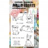 Tampon clear - A6 Stamp Set -373 - Rescue puppies | Aall & Create