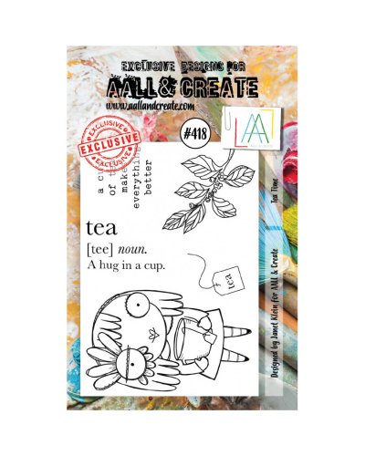 Aall&Create - Tampon clear - A7 Stamp Set #418 - Tea time