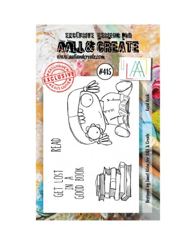 Aall&Create - Tampon clear - A7 Stamp Set #415 - Good book