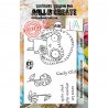 Tampon clear - A7 Stamp Set -480 - Curlie girl | Aall & Create