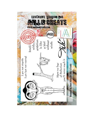 Tampon clear - A7 Stamp Set -488 - Salvador | Aall & Create