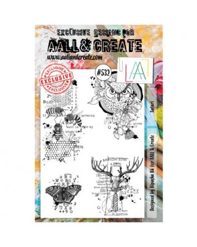 Aall&Create - Tampon clear - Stamp Set #532 - Safari