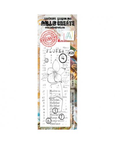 Aall & Create - Tampon clear - Stamp Set #539 - Gem of a plant