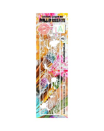 Pochoir - Stencil Set -65 - Flower dream | Aall & Create