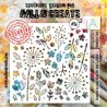Pochoir - Stencil Set -96 - Dandelion field | Aall & Create