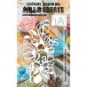 Pochoir - Stencil Set -128 - Hexagones & buds | Aall & Create