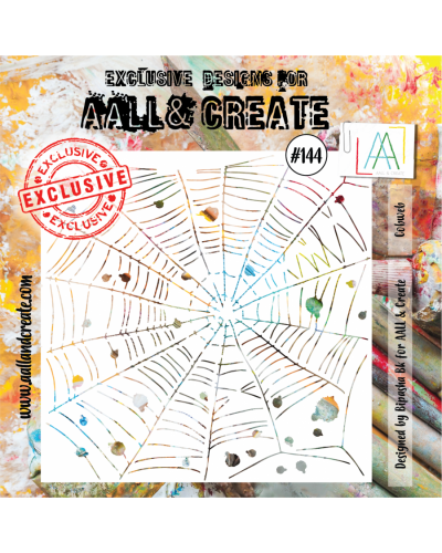 Aall&Create - Pochoir - Stencil Set #144 - Cobweb