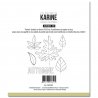Pochoir broderie - Automne etc - Cahier d'automne | Les ateliers de Karine